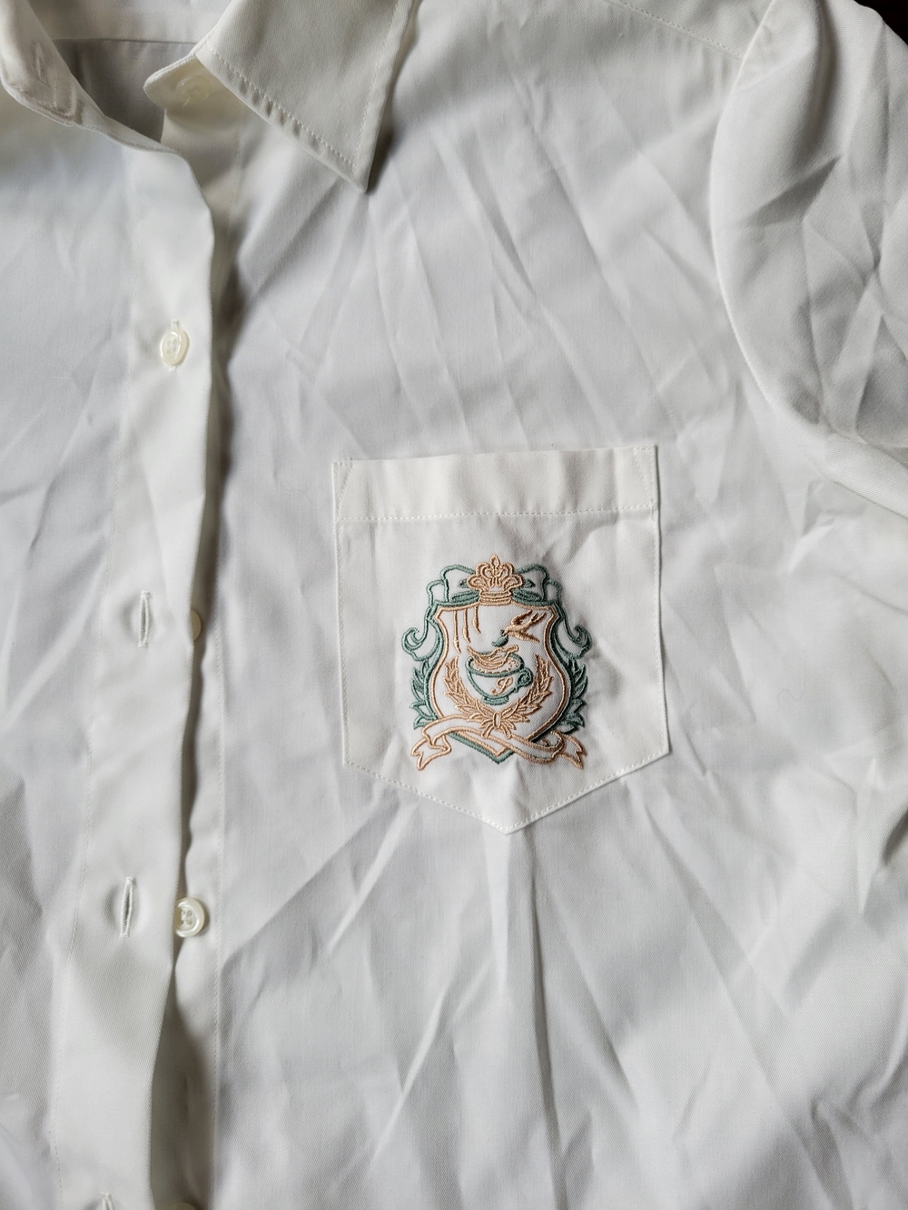 Swallowjk Japanese Junior High School Short-Sleeve Blouse Size Medium - Picture 5 of 13